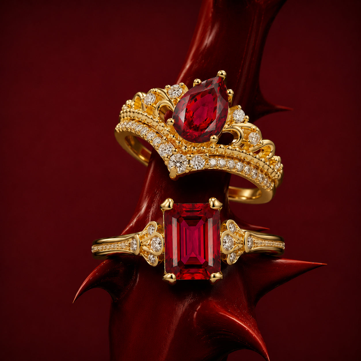Best Settings for Ruby Rings: Prong, Bezel, Halo and Vintage Designs