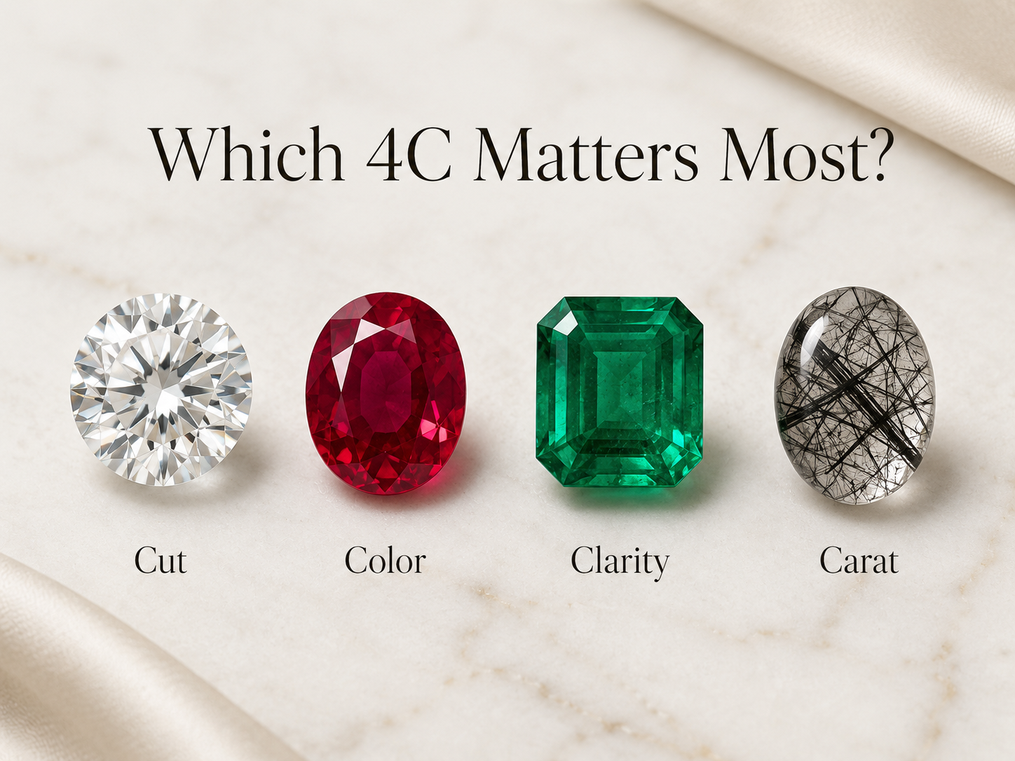 Cut, Color, Clarity, Carat: Which 4C Is Most Important?