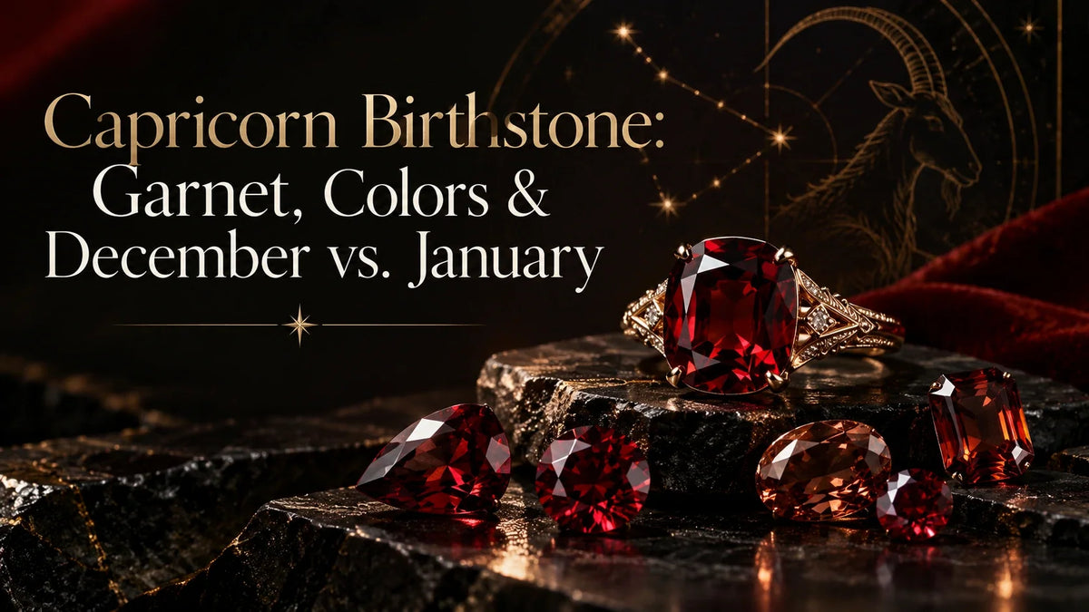 Capricorn Birthstone: Garnet, Colors & December vs. January