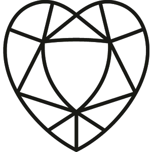 Engagement-Heart Cut