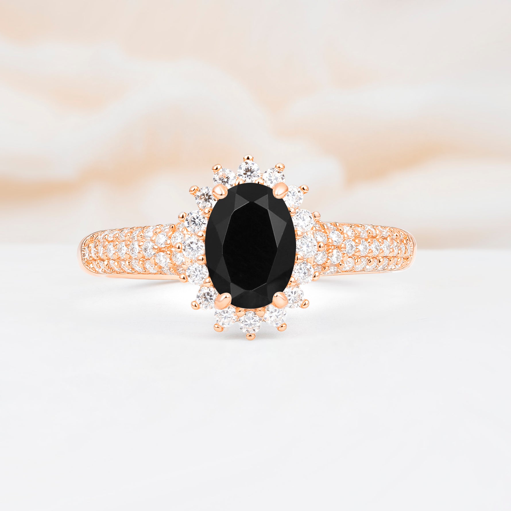 ML07032 Black Onyx Ring - Additional view