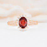 ML07032 Garnet Ring - Additional view