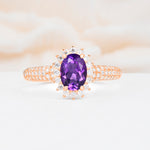 ML07032 Amethyst Ring - Additional view