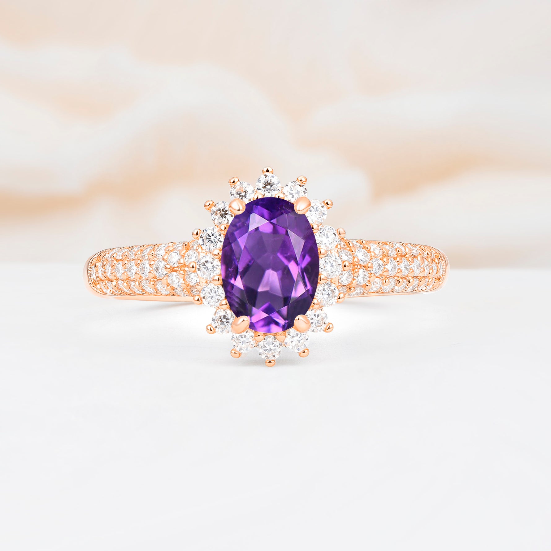 ML07032 Amethyst Ring - Additional view