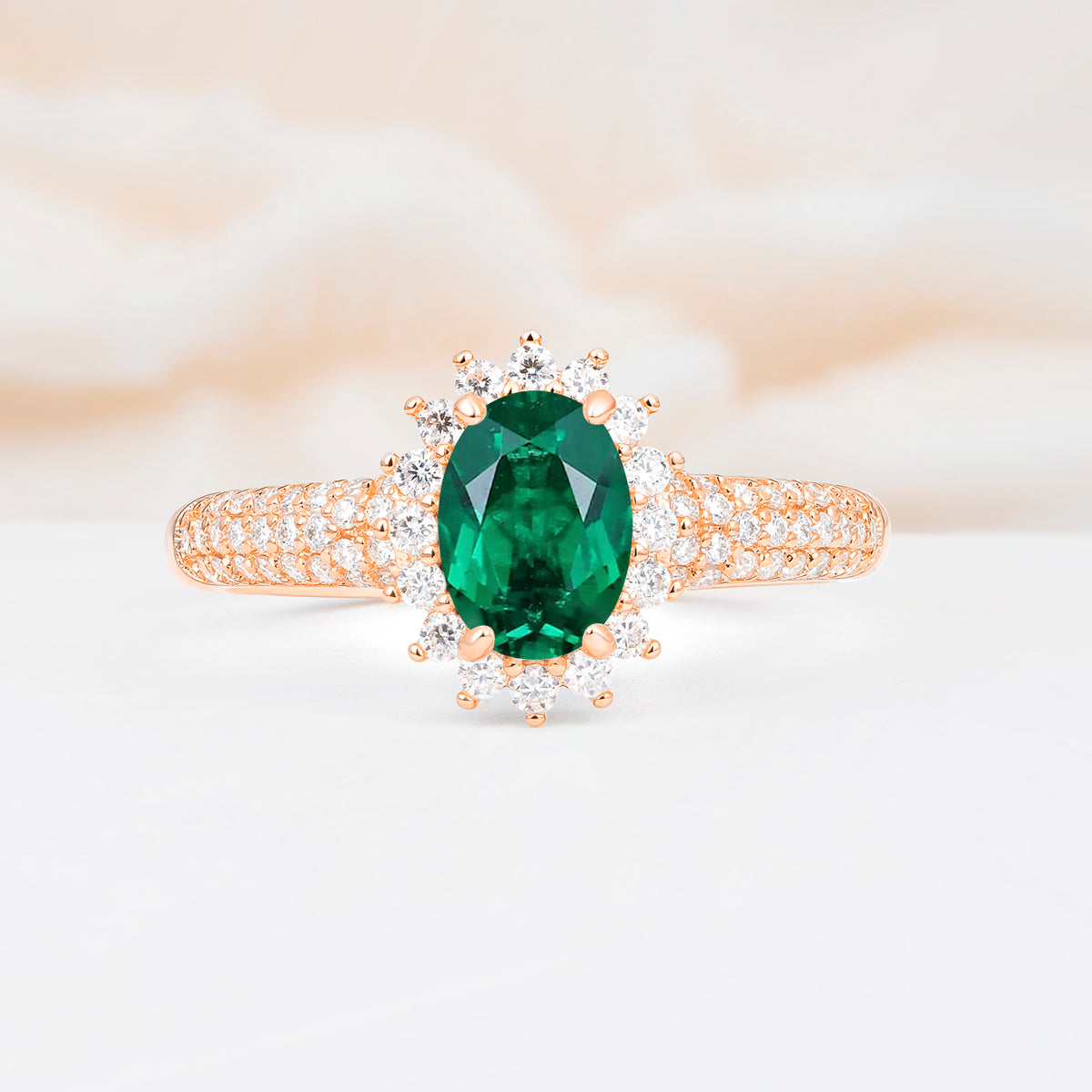 ML07032 Emerald Ring - Additional view