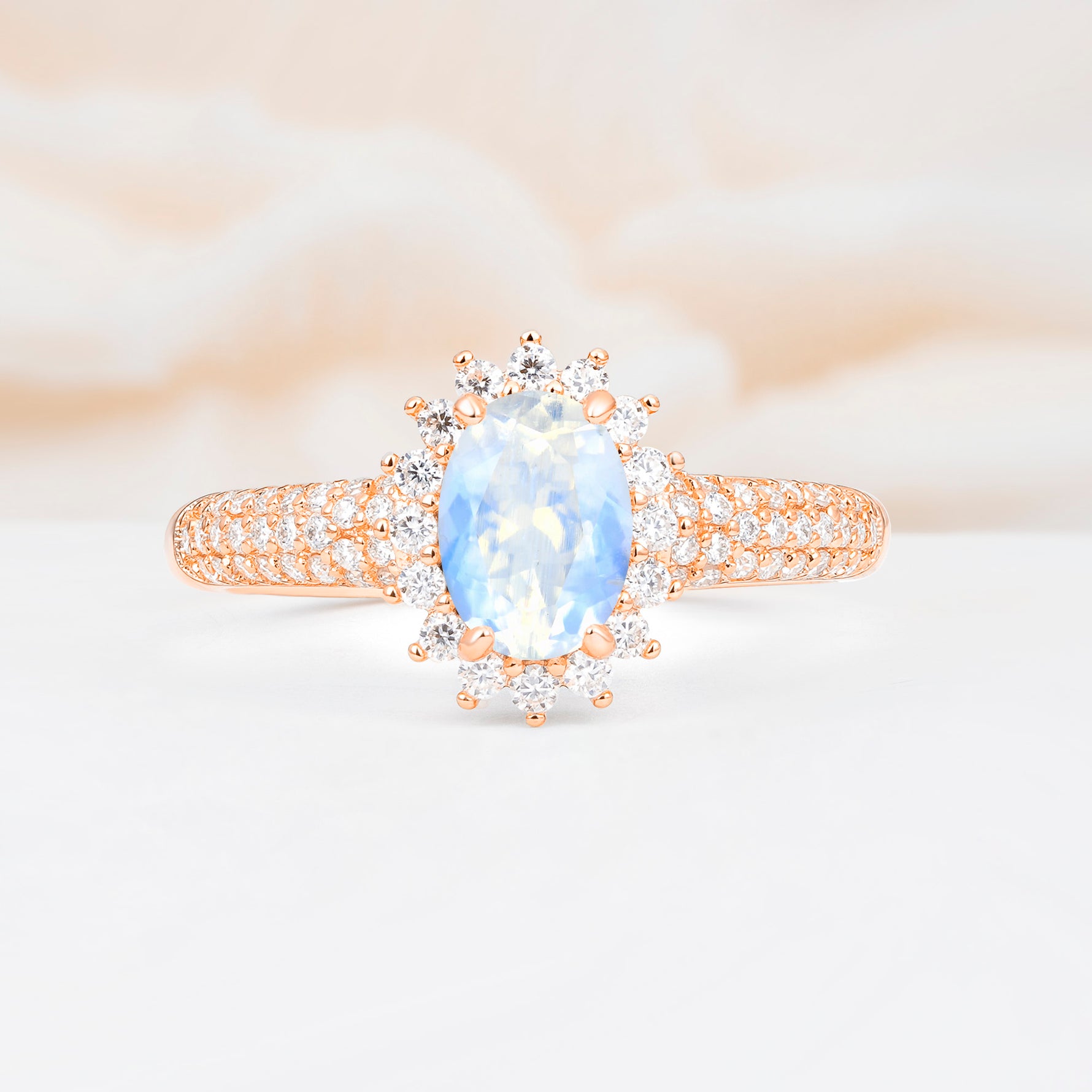 ML07032 Moonstone Ring - Additional view