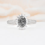 ML07032 Black Rutilated Quartz Ring - Additional view