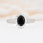 ML07032 Black Onyx Ring - Additional view