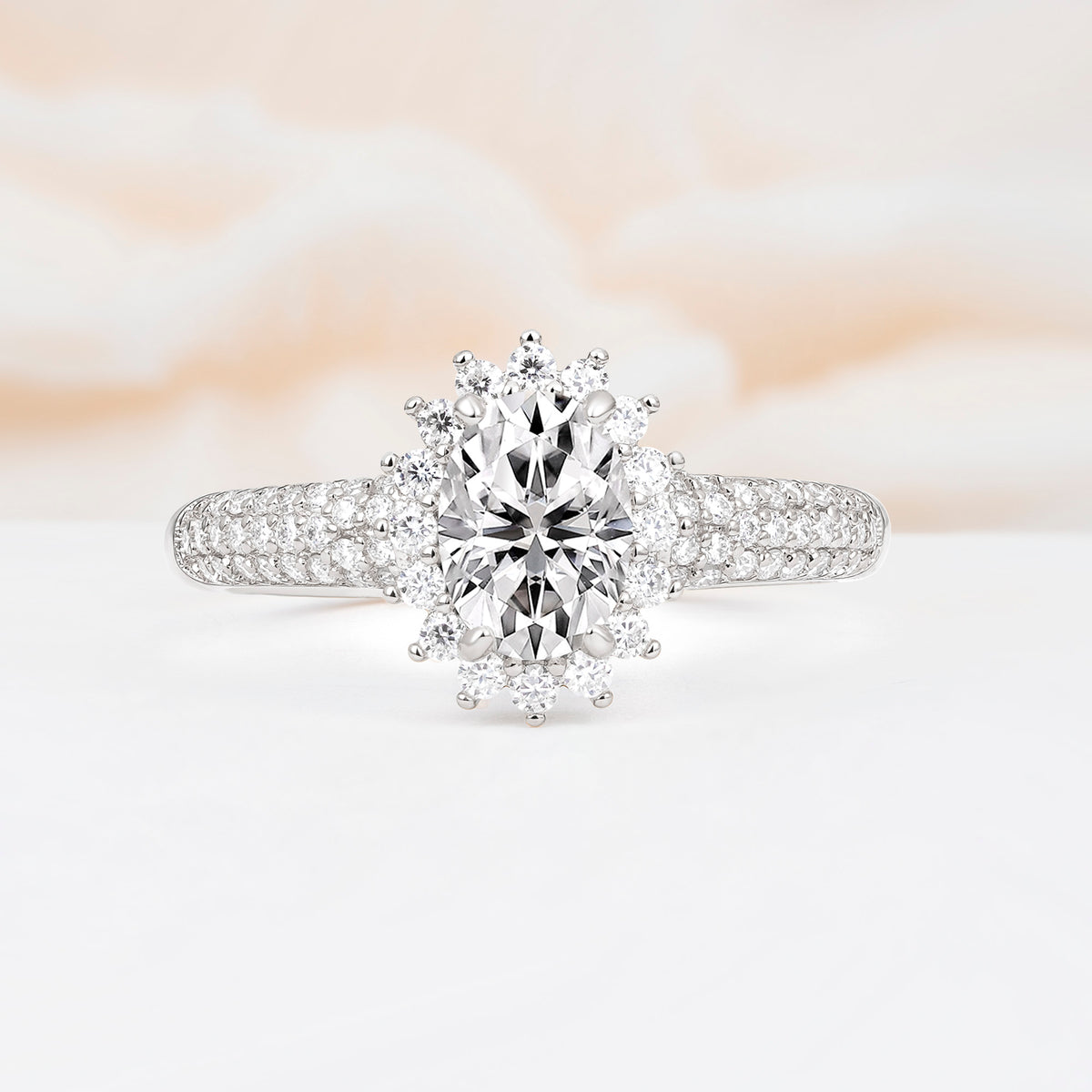 ML07032 Lab Diamond Ring - Additional view