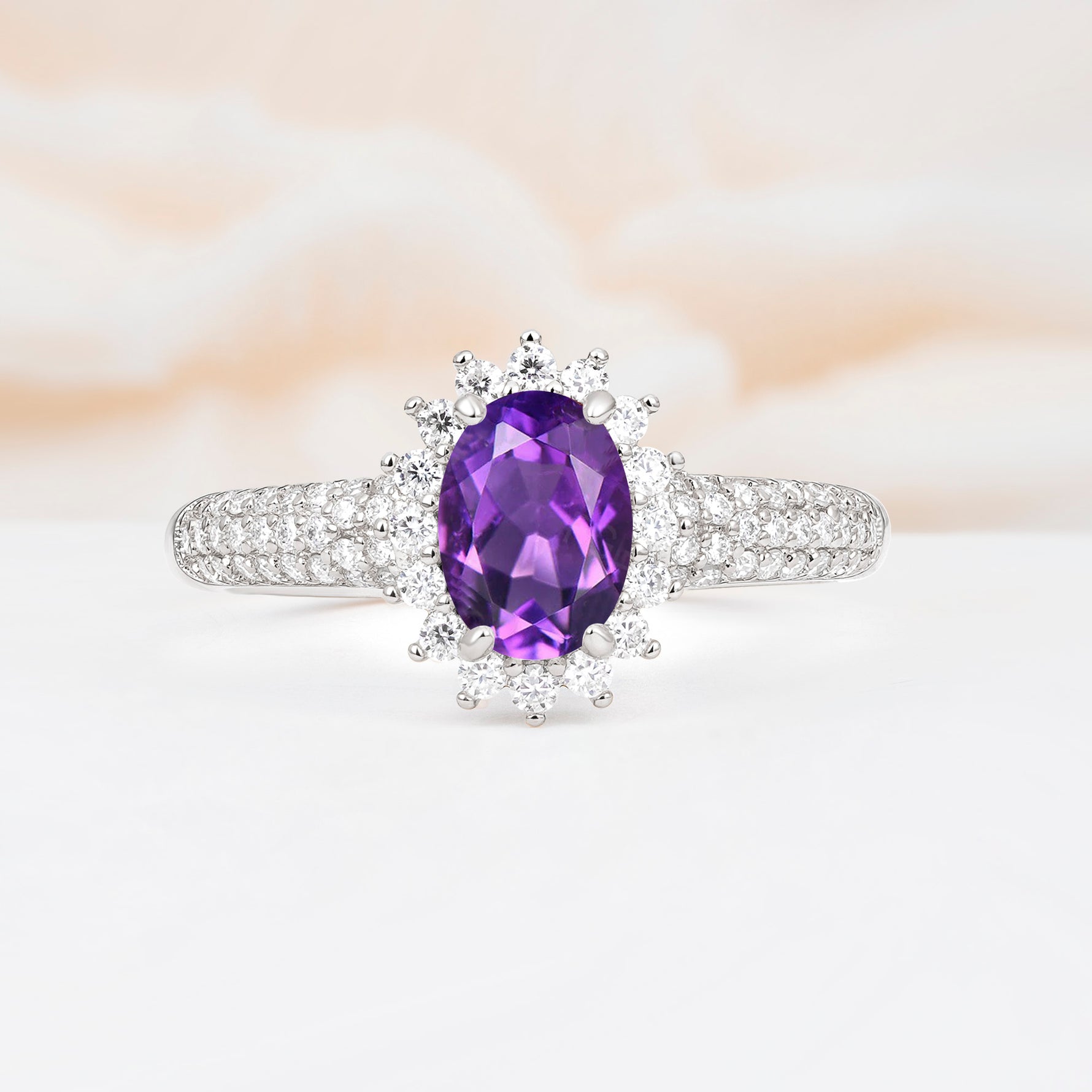 ML07032 Amethyst Ring - Additional view