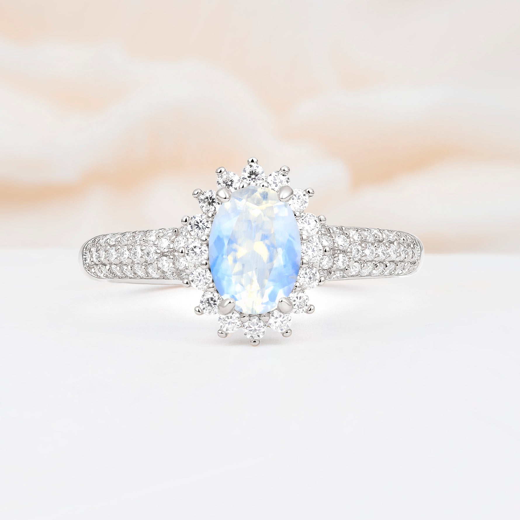ML07032 Moonstone Ring - Additional view