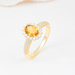 ML07032 Citrine Ring - Additional view