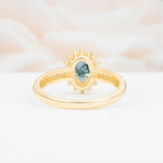 ML07032 Moss Agate Ring - Additional view