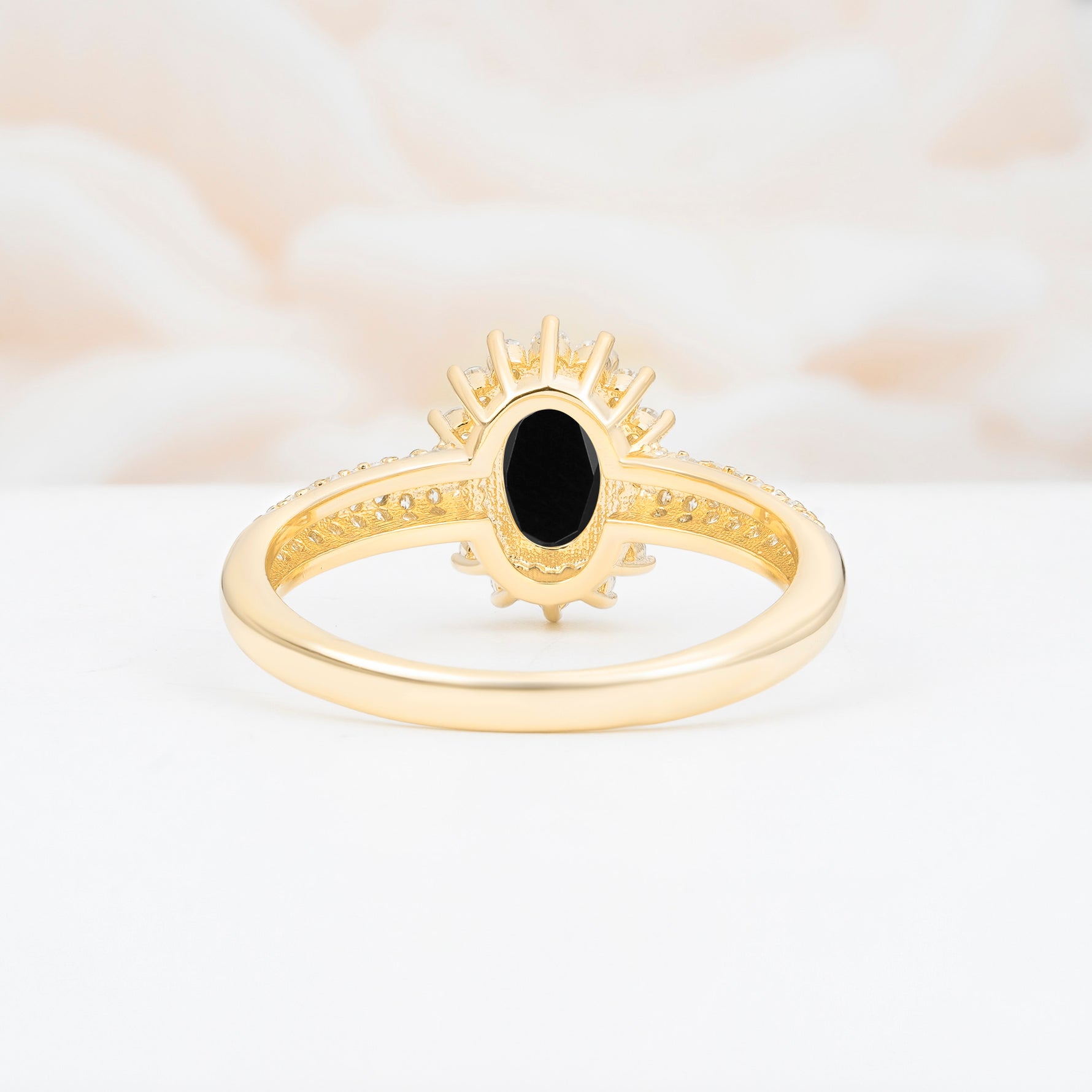 ML07032 Black Onyx Ring - Additional view