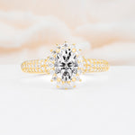 ML07032 Lab Diamond Ring - Yellow-Gold