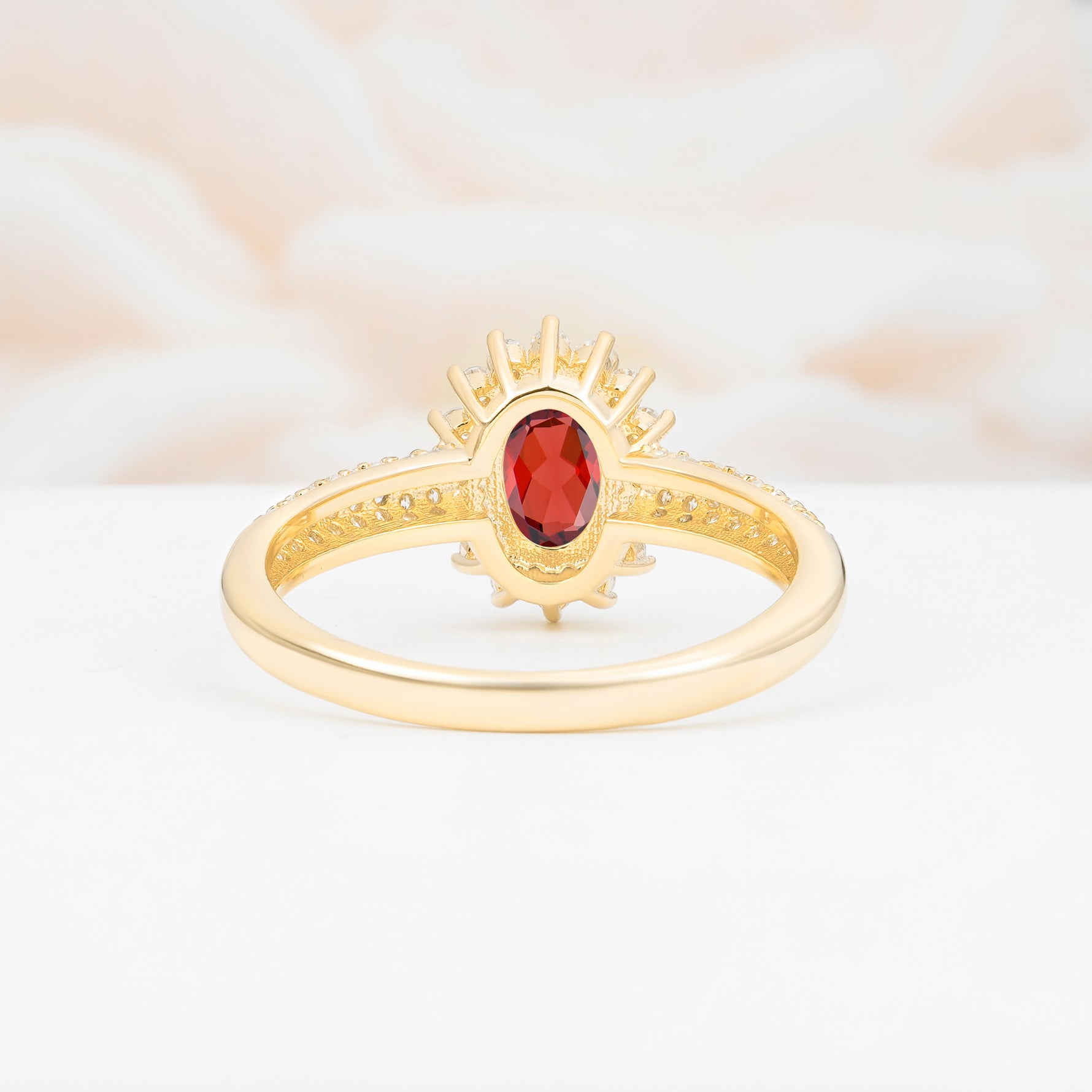 ML07032 Garnet Ring - Additional view
