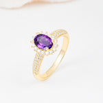 ML07032 Amethyst Ring - Additional view
