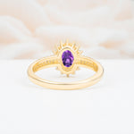 ML07032 Amethyst Ring - Additional view