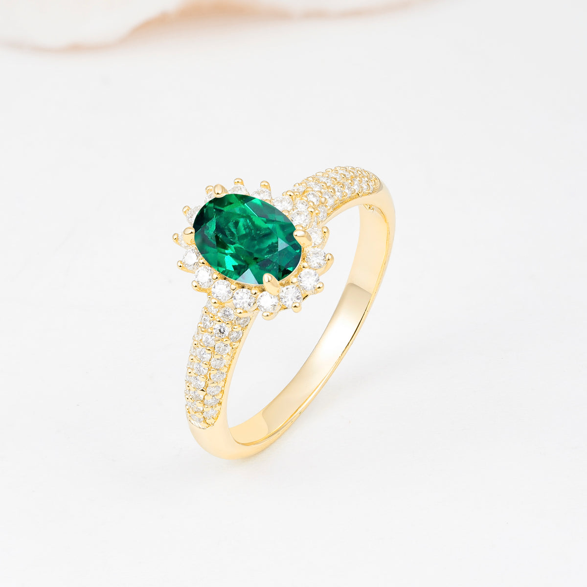 ML07032 Emerald Ring - Additional view