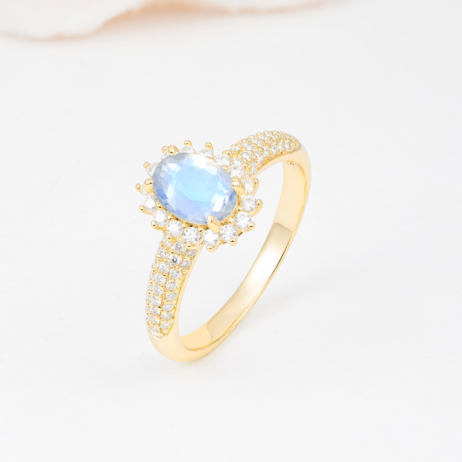 ML07032 Moonstone Ring - Additional view