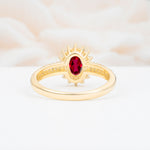 ML07032 Ruby Ring - Additional view