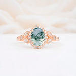 ML07033 Moss Agate Ring - Additional view