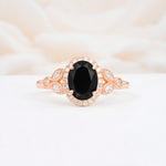 ML07033 Black Onyx Ring - Additional view
