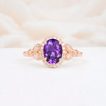 ML07033 Amethyst Ring - Additional view