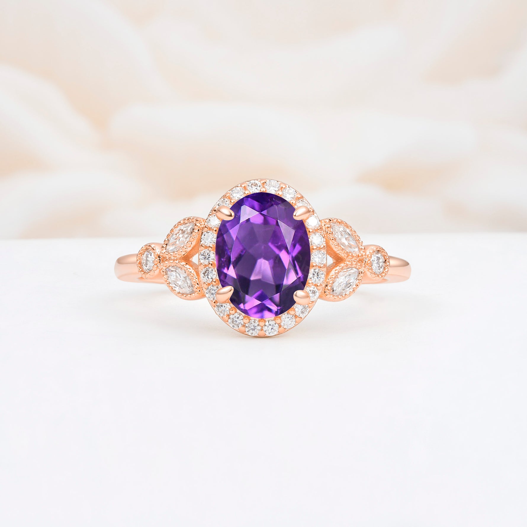 ML07033 Amethyst Ring - Additional view