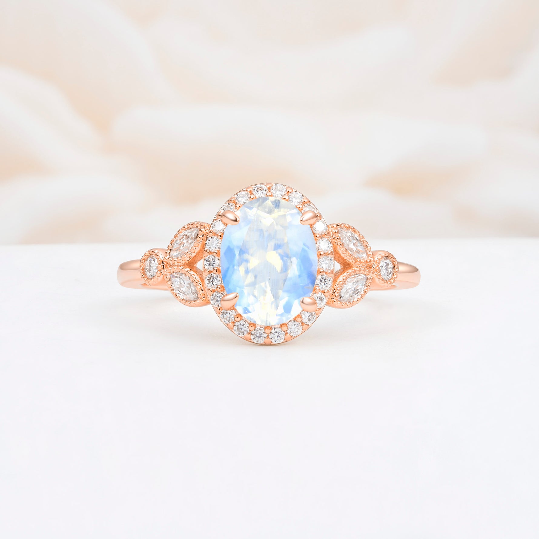 ML07033 Moonstone Ring - Additional view