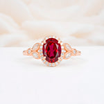 ML07033 Ruby Ring - Additional view