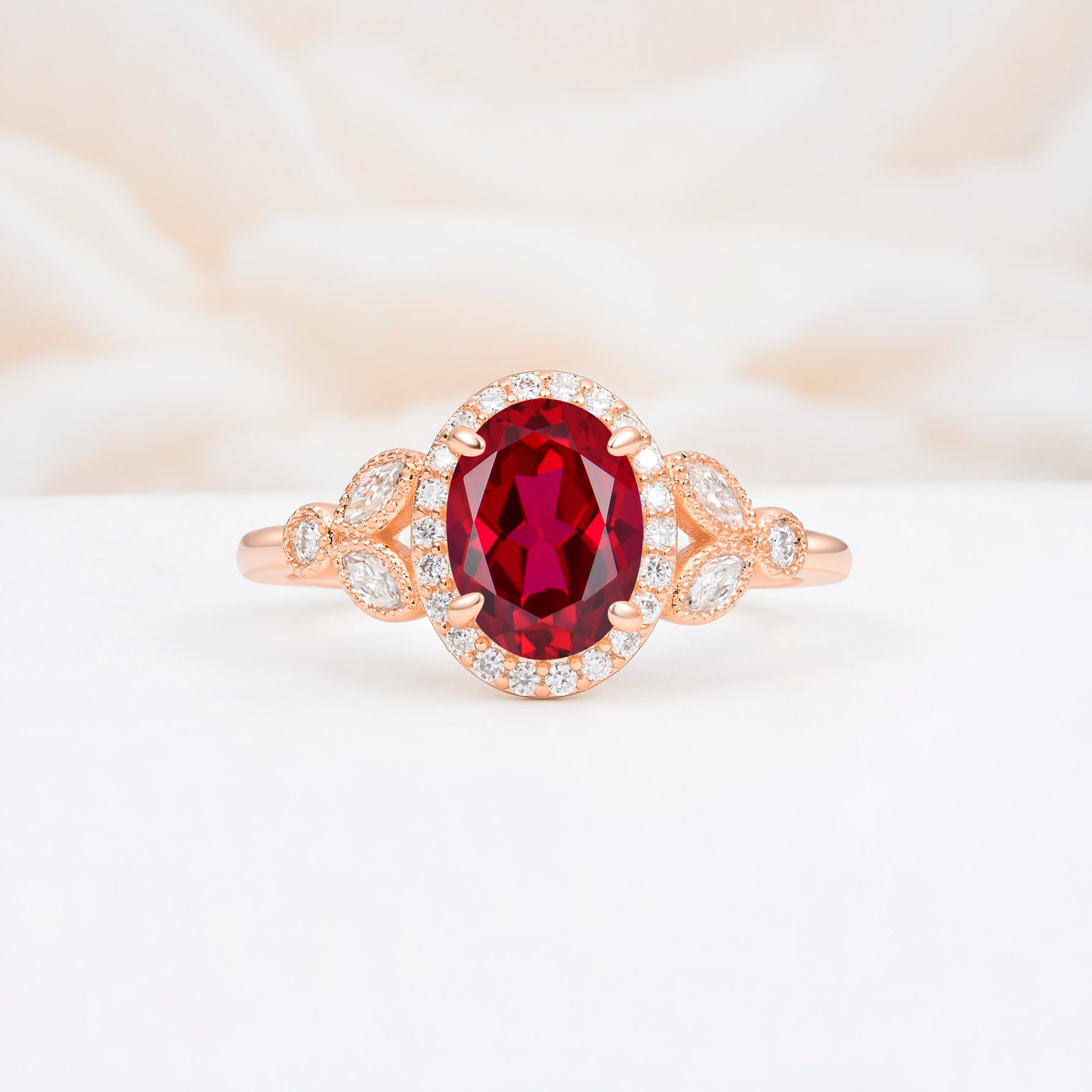 ML07033 Ruby Ring - Additional view