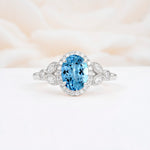 ML07033 Aquamarine Ring - Additional view