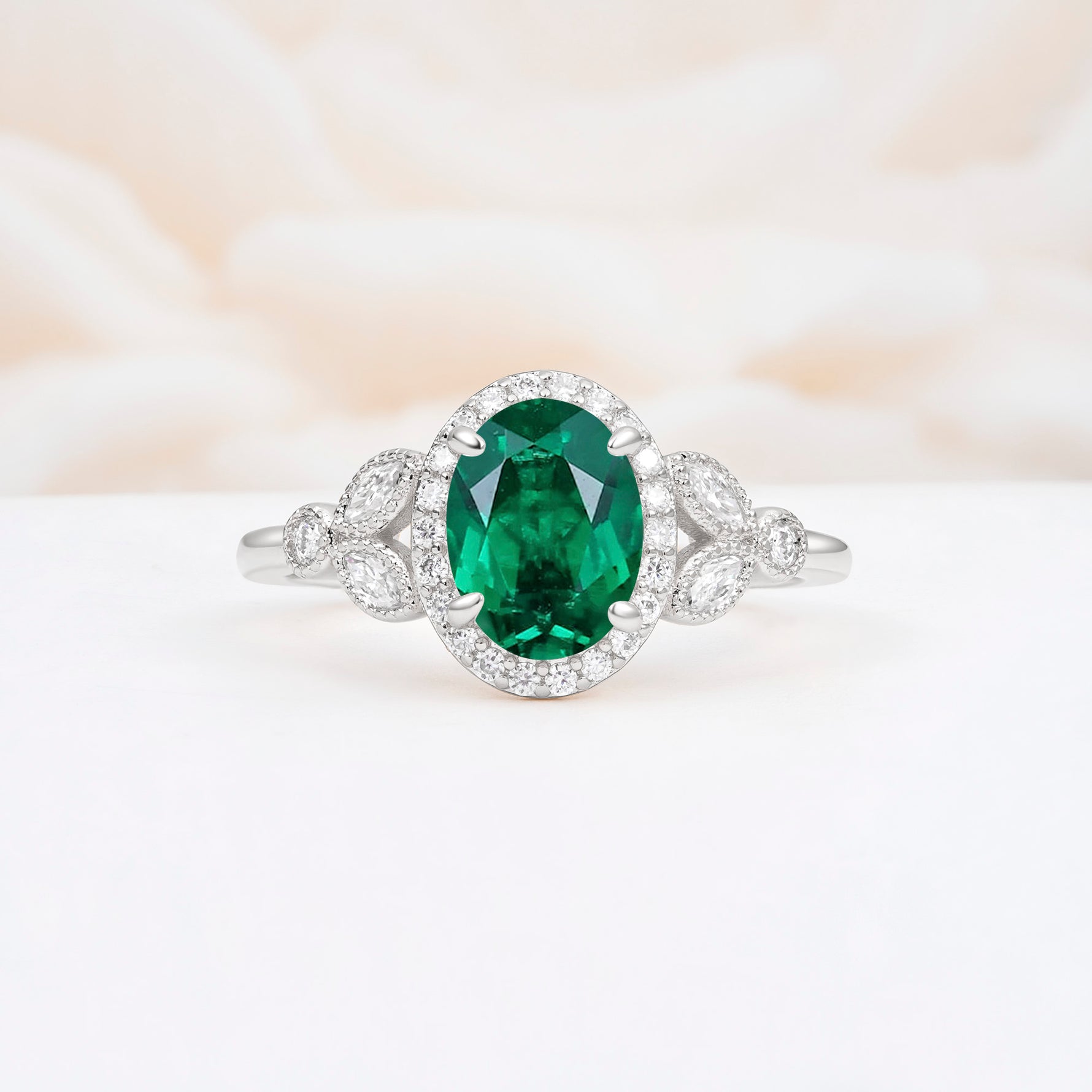 ML07033 Emerald Ring - Additional view