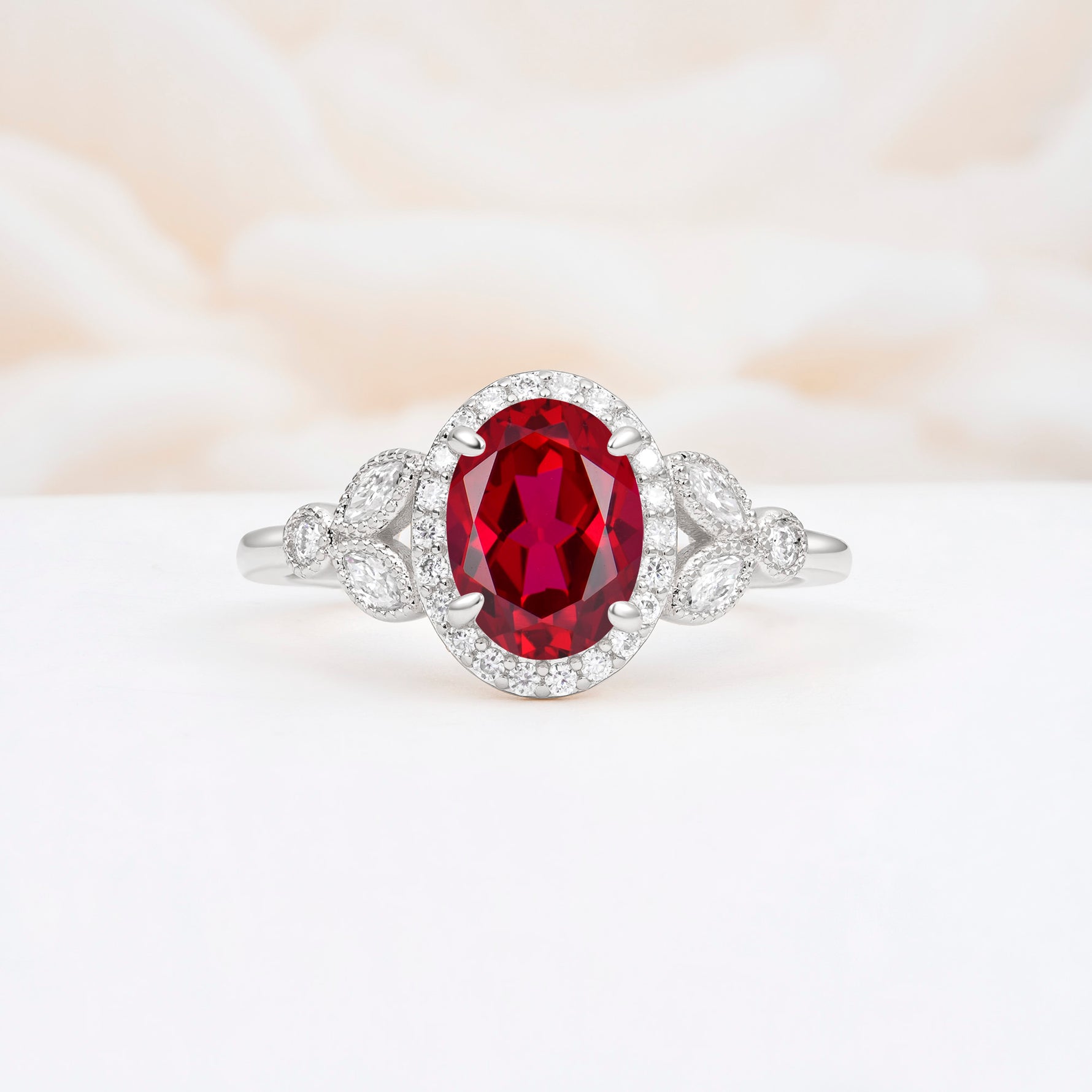 ML07033 Ruby Ring - Additional view