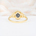 ML07033 Black Rutilated Quartz Ring - Additional view