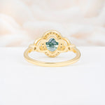 ML07033 Moss Agate Ring - Additional view