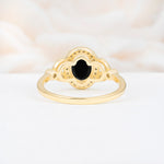 ML07033 Black Onyx Ring - Additional view