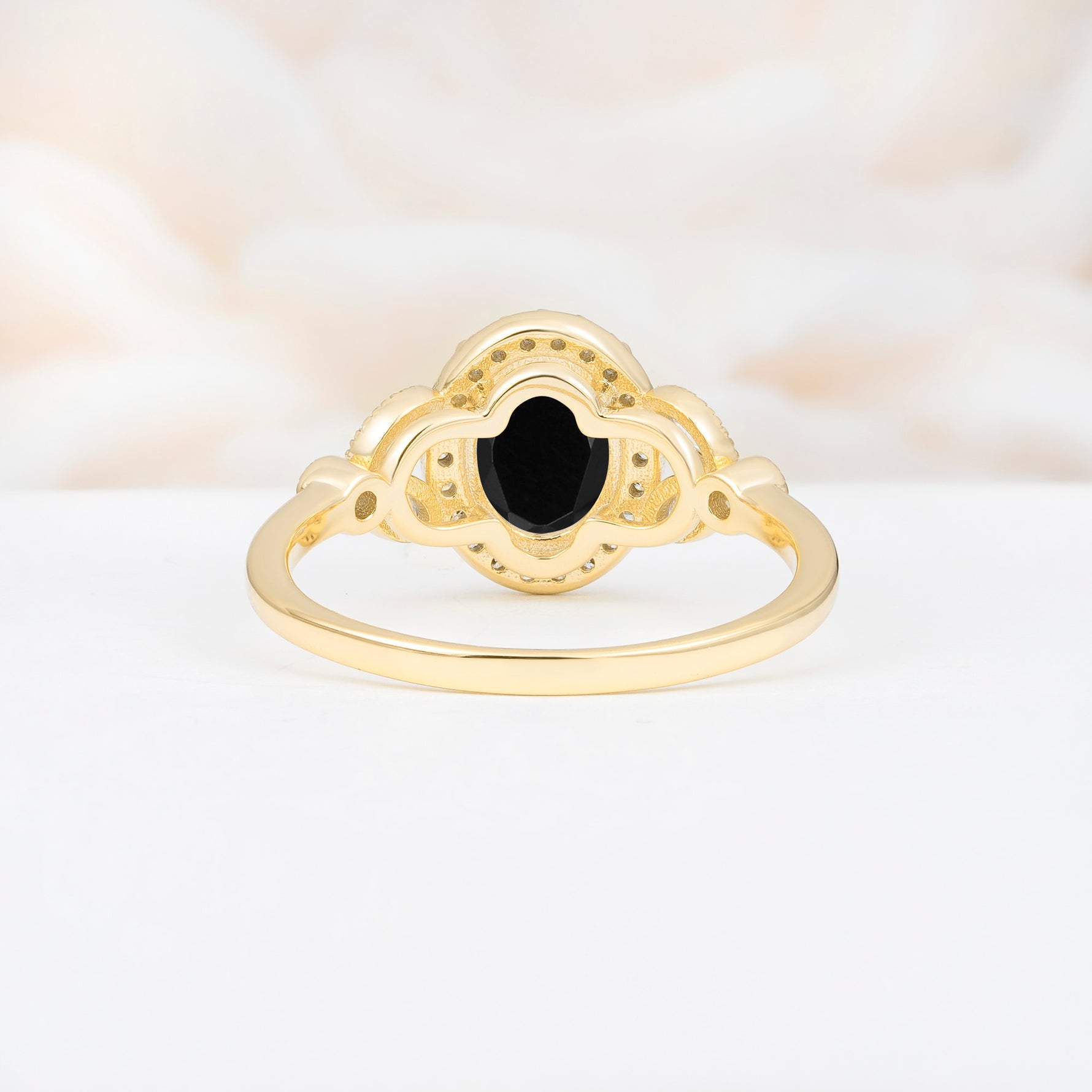 ML07033 Black Onyx Ring - Additional view