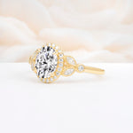 ML07033 Lab Diamond Ring - White-Gold