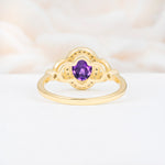 ML07033 Amethyst Ring - Additional view