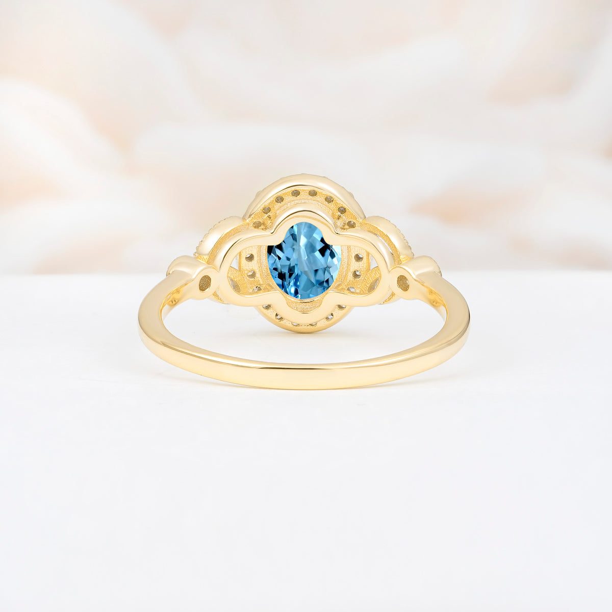 ML07033 Aquamarine Ring - Additional view