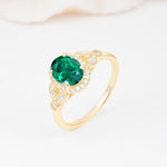 ML07033 Emerald Ring - Additional view