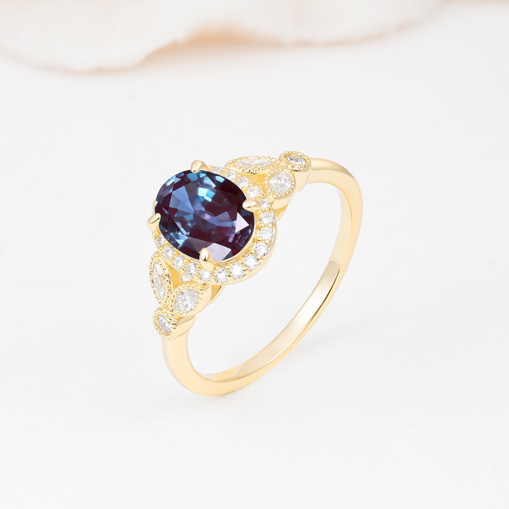 ML07033 Alexandrite Ring - Additional view