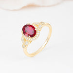 ML07033 Ruby Ring - Additional view