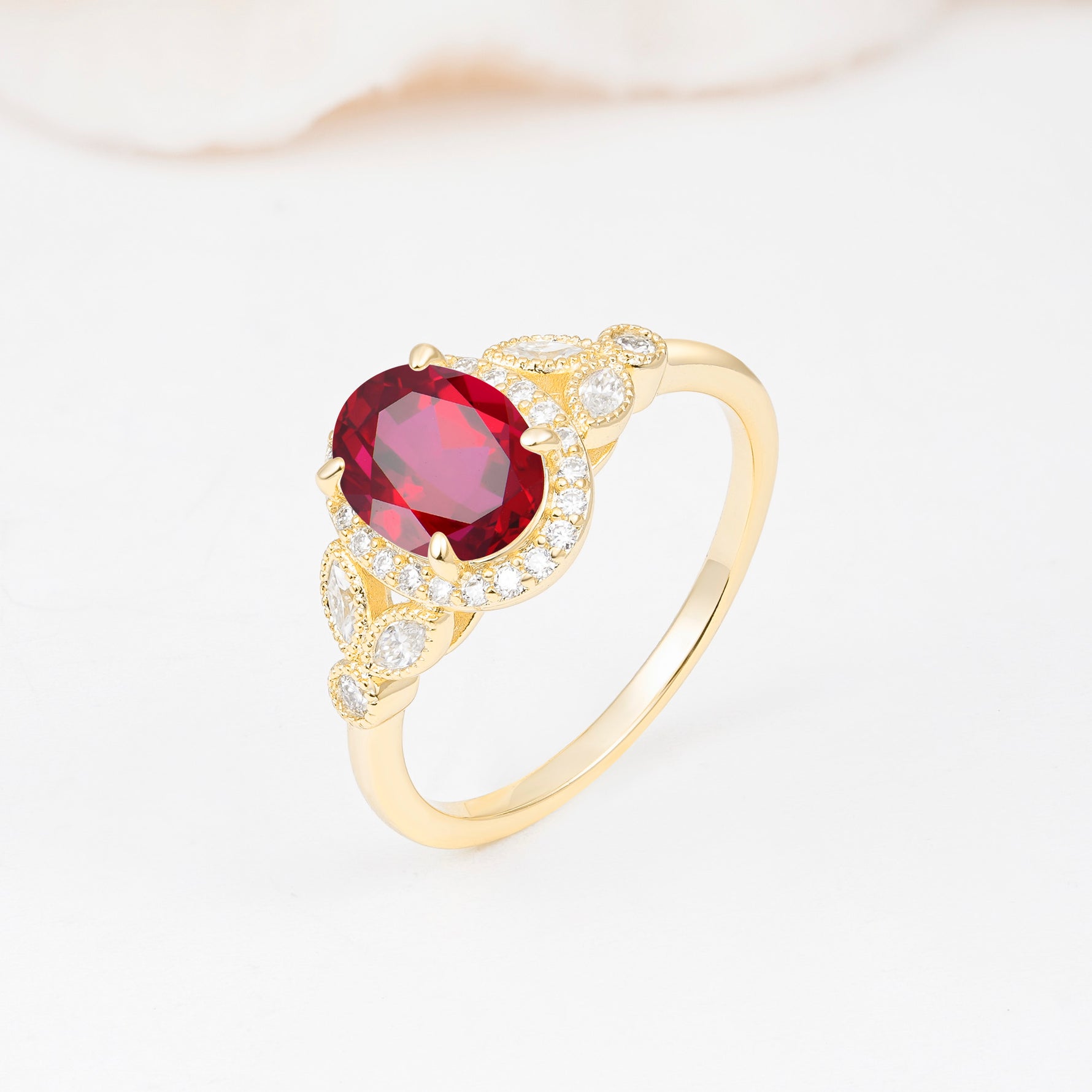 ML07033 Ruby Ring - Additional view