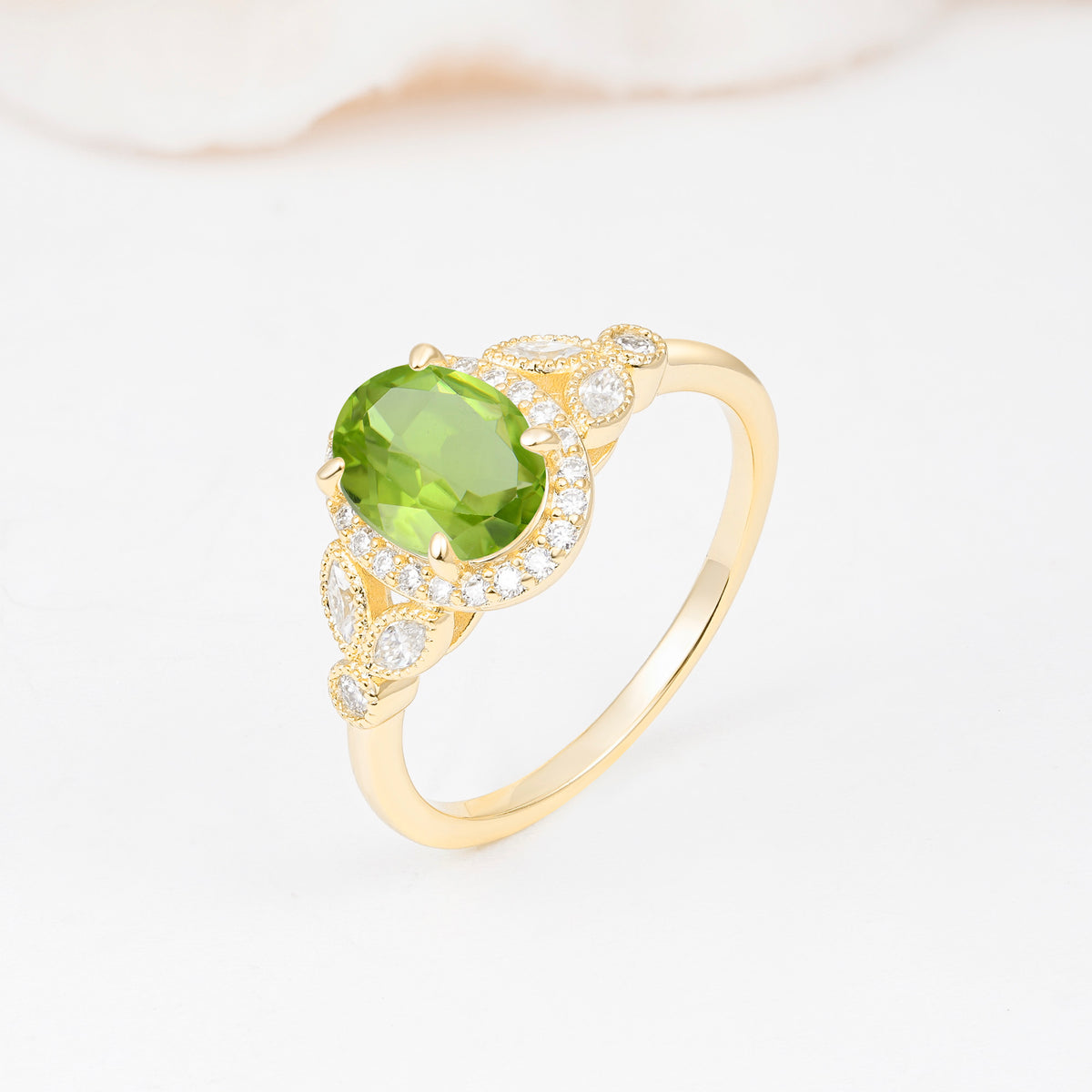 ML07033 Peridot Ring - Additional view