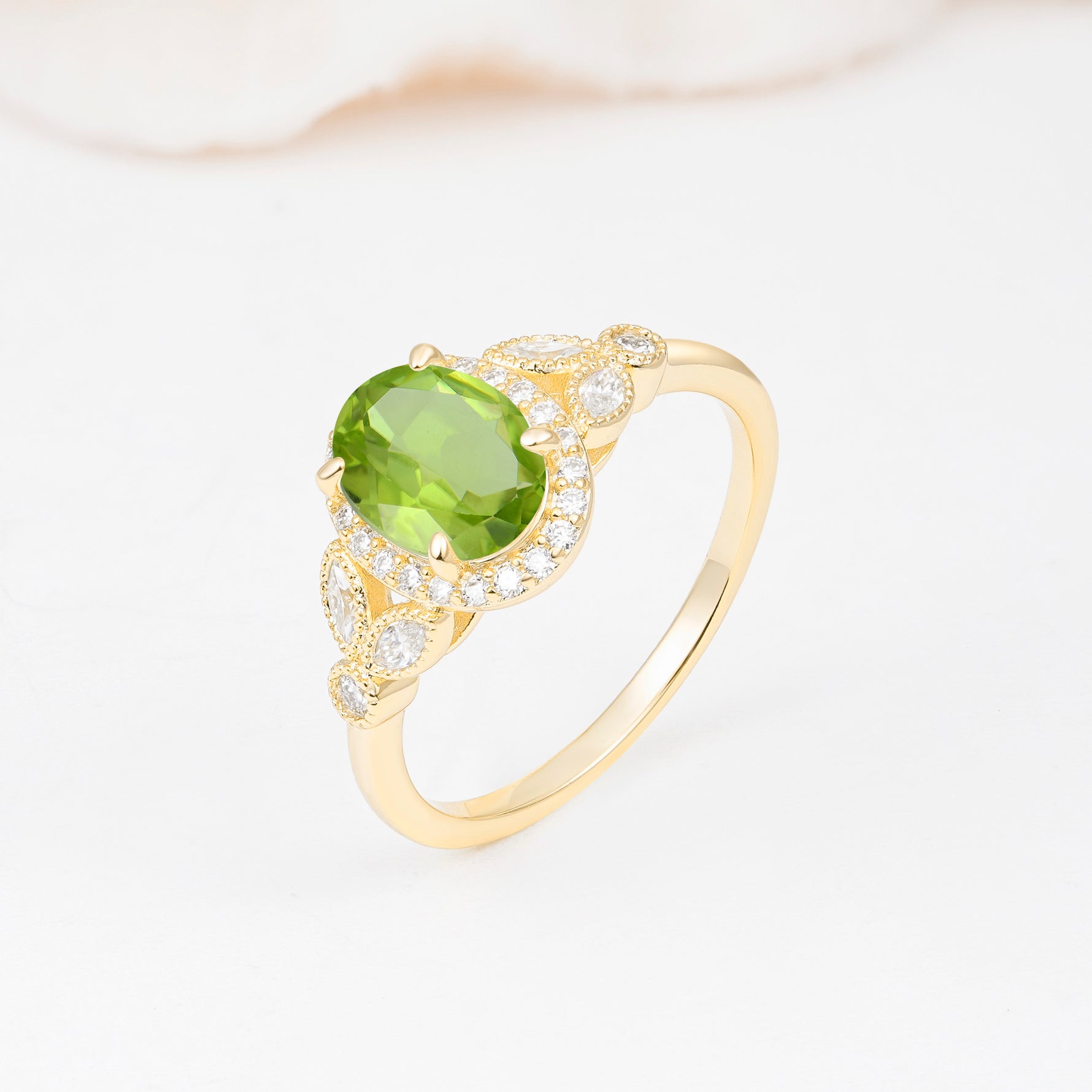 ML07033 Peridot Ring - Additional view