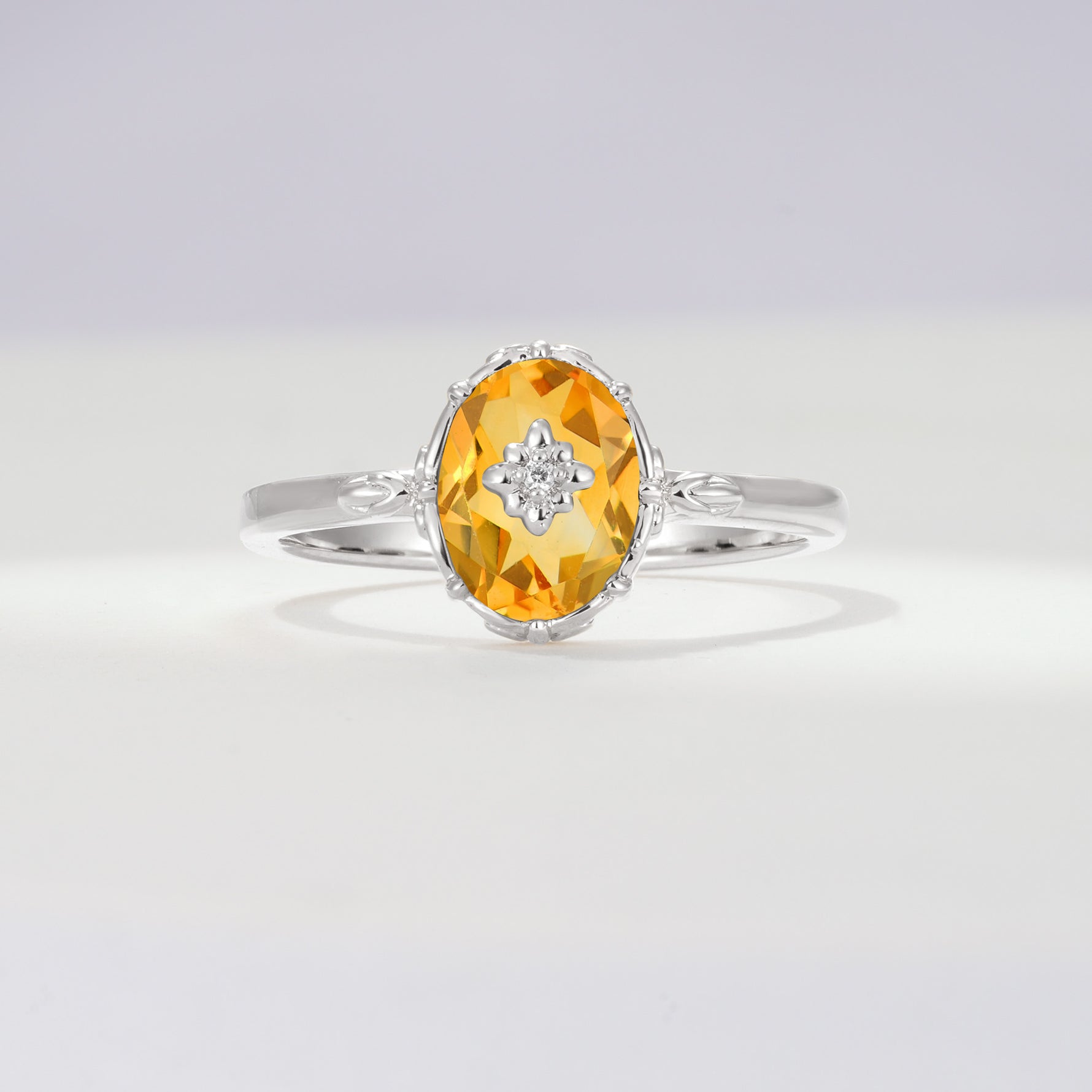 ML07036 Citrine Ring - Additional view
