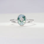 ML07036 Moss Agate Ring - Additional view